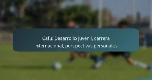Cafu: Desarrollo juvenil, carrera internacional, perspectivas personales